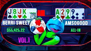 BERRI SWEET vs AmSoGood Vol.1 High Stakes Poker Highlights