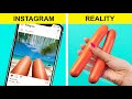 Instagram vs Reality! 15 Phone Photo Hacks