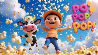 Popcorn Rain | Funny Kids Rhyme Song | MooMoo TV Nursery Rhymes