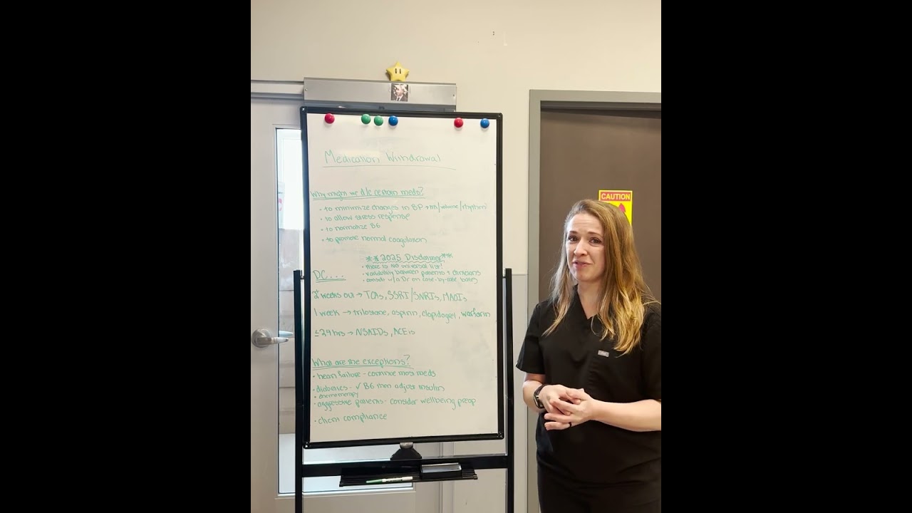 Medication Withdrawl