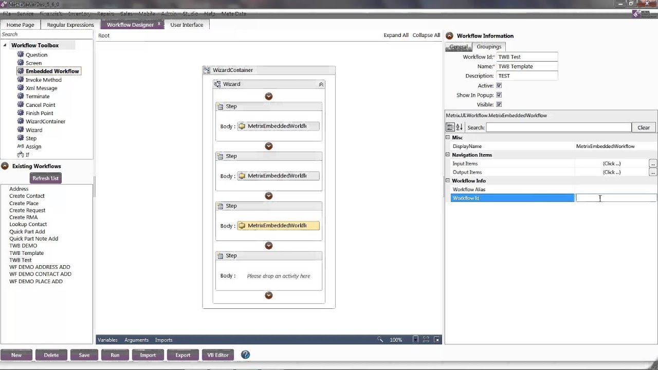 Metrix Workflow Workflow Admin Intro (Metrix 5.6) - YouTube