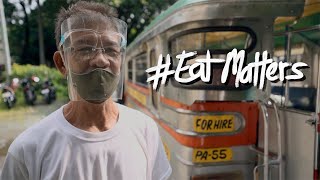 giving 500 veggie packs to Jeepney Drivers