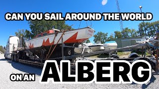 Sail Around The World, On An Alberg? Classic Plastic   Episode 112  Lady K Sailing