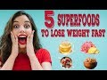 5 SUPER-FOODS to Lose Weight Overnight!! No Diet - No Exercise, Just Eat These and See The Result