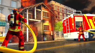 FIRE FIGHTER RUSH 3D💦🔥🌧️Game All Levels Android,iOS NEW MOBILE GAMEPLAY BIG UPDATE screenshot 1