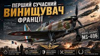 Перший сучасний винищувач Франції. Morane-Saulnier MS.406