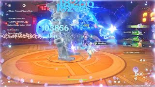 C0R1 Skirk C2 Furina Damage Test In Miliastra