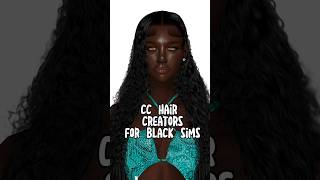 The Sims 4 Alpha CC Hair Recommendations #thesims4 #videogames #game #foryou #sims4cc #hair #trend