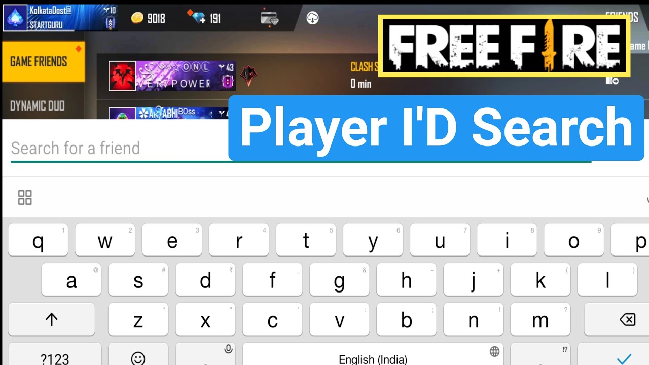 ID Player. Player id 1