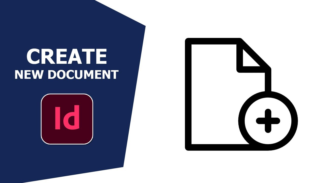 How to create new document in adobe InDesign 2024 - YouTube