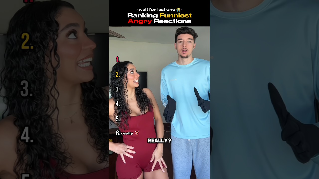 Ranking Funniest Angry Reactions #shortsviral #ranking
