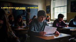 A Janitor Helped A Poor Student 25 Years Later, This Happened