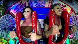 Girls Passing Out #1  Funny Slingshot Ride Compilation
