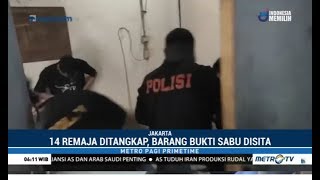 Polisi Gerebek 14 Orang Pesta Sabu di Jakarta