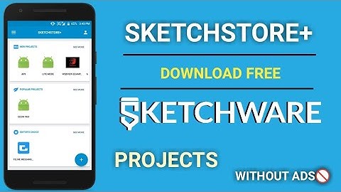 SketchStore+ Sketchware project sharing app. upload & download free Sketchware Projects