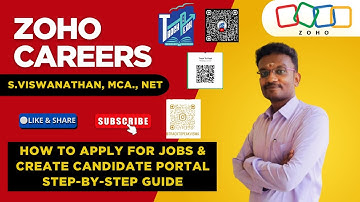 ZOHO Careers 2025 | How to Apply for Jobs & Create Candidate Portal | Step by Step Guide