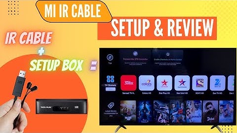 How To Use Mi IR Cable | Mi TV IR Cable Setup