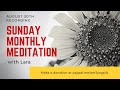August 30 2020 om3 yoga sunday monthly meditation with lara