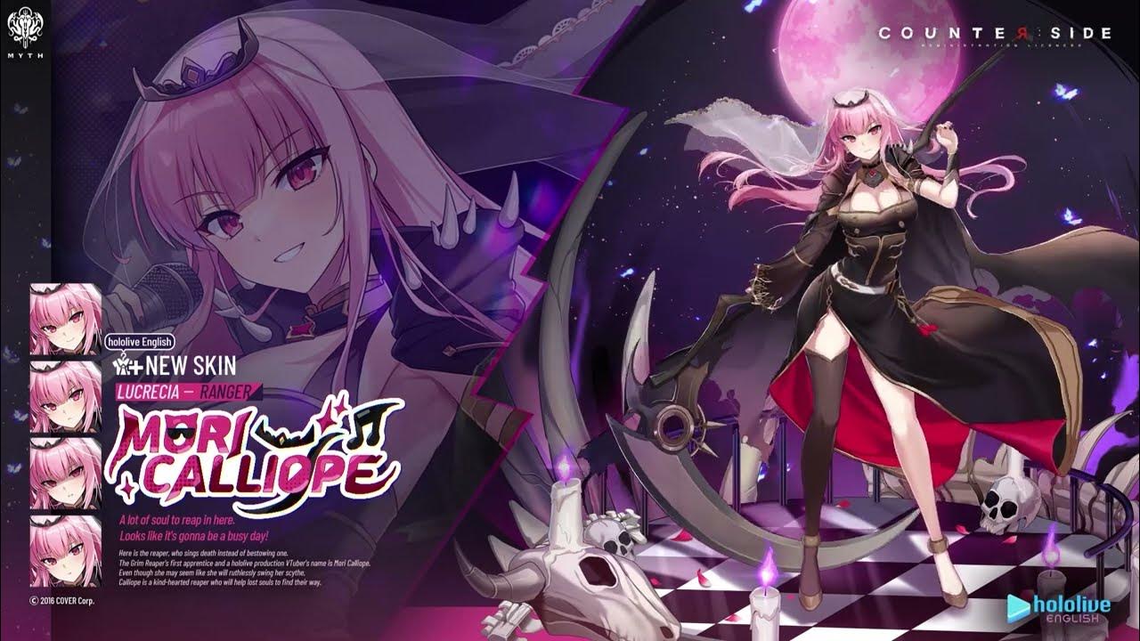 【CounterSide x holoMyth】 Mori Calliope Live2D Preview! 【HD】 YouTube