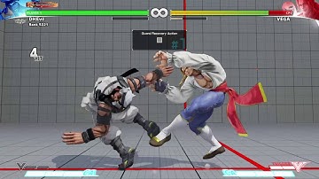 Rashid punish Vega Kx3 V-Reversal