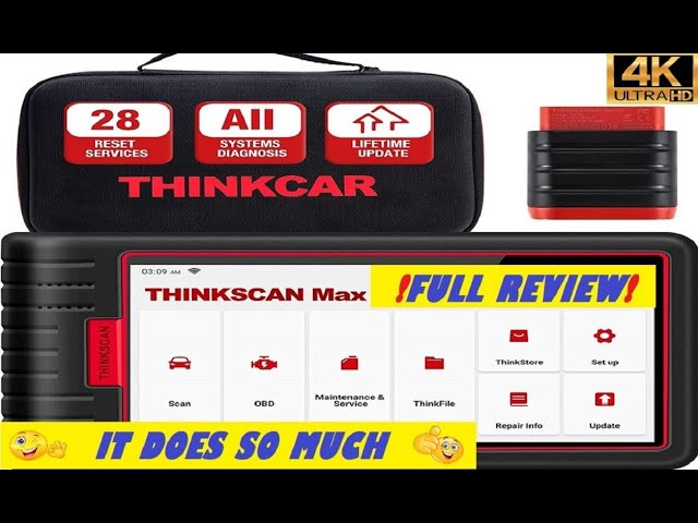 Thinkscan Max Car Diagnostic Scanner Tool Full System 28 Resets