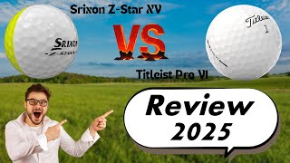 Srixon Z Star XV vs Titleist Pro V1 Review and Comparison - YouTube