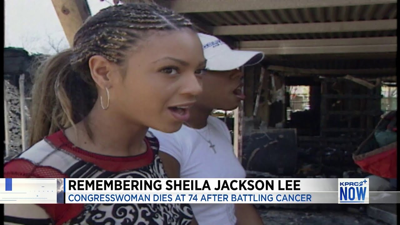 Beyoncé, Kelly Rowland, Letoya Luckett, Latavia Roberson sing with Congresswoman Sheila Jackson Lee