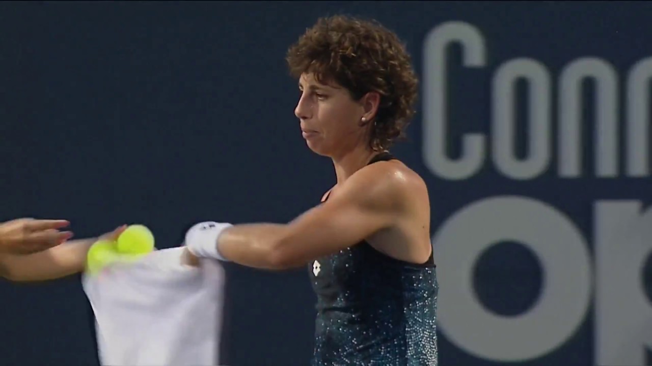 Carla Suarez Navarro vs. Petra Kvitova | 2018 Connecticut Open Quarterfinals wimbledon femme