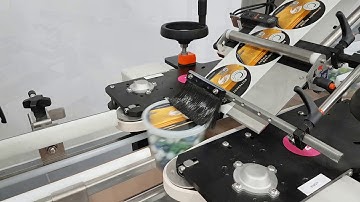 Front, Back and Top Label Applications on Tapered Side Soup Containers