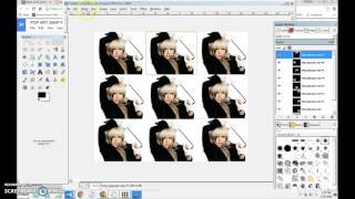 GIMP Pop Art Faces