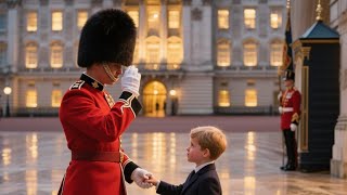 The Palace Fell Silent After Prince George’s Kind Act — The Guard Walked Away in Deep Respect