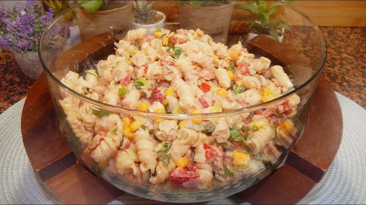Μακαρονοσαλάτα με τόνο 💯 Pasta & Tuna Salad #1