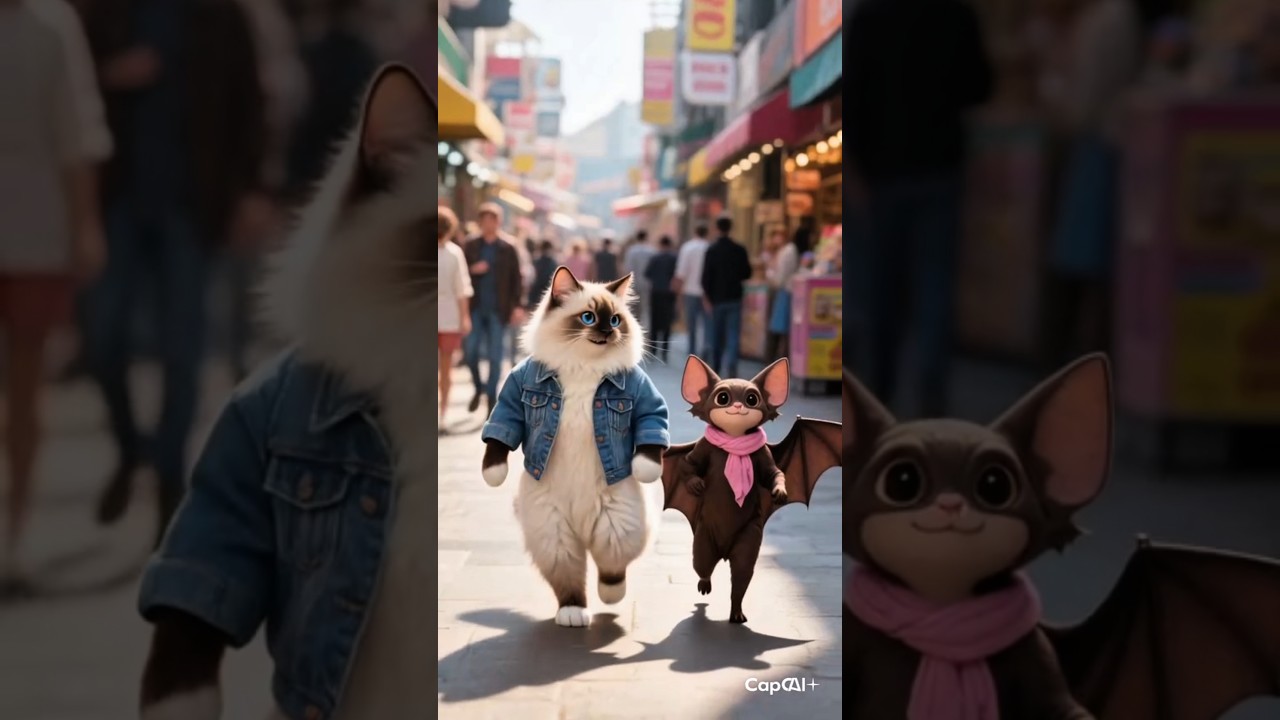 Cat Ai short vedio meow meow 🐱 