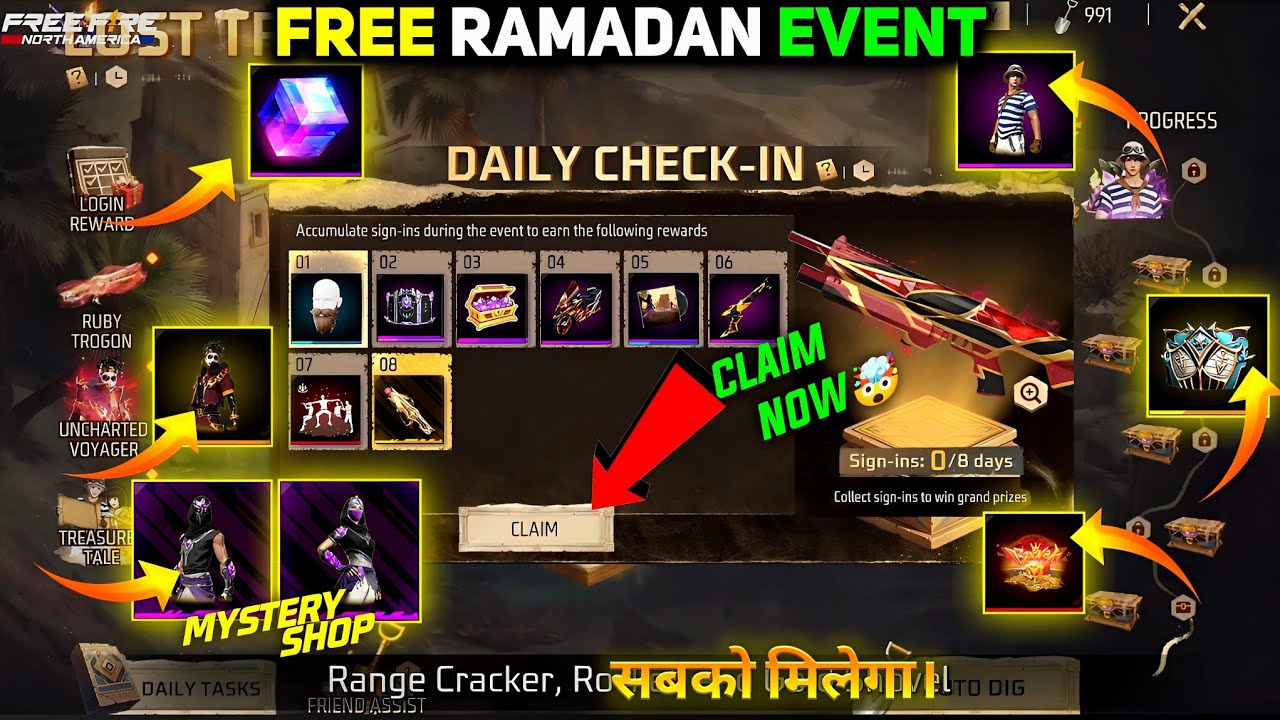 FREE RAMADAN EVENT 2026 😱 | Upcoming Events In Free Fire | Free Fire New Event | Ff New Event Today