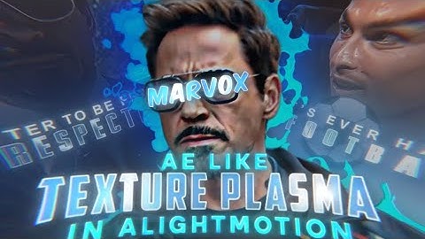 Ae like Texture Plasma TEXT EFFECT In AlightMotion 💀🔥
