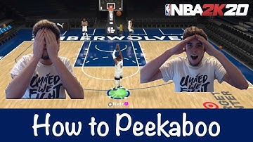 HOW TO PEEKABOO IN NBA 2K20 MYTEAM! EASY QUICKSTOP TO MAKE YOUR OFFENSE LETHAL ON THE ROAD TO 12-0!