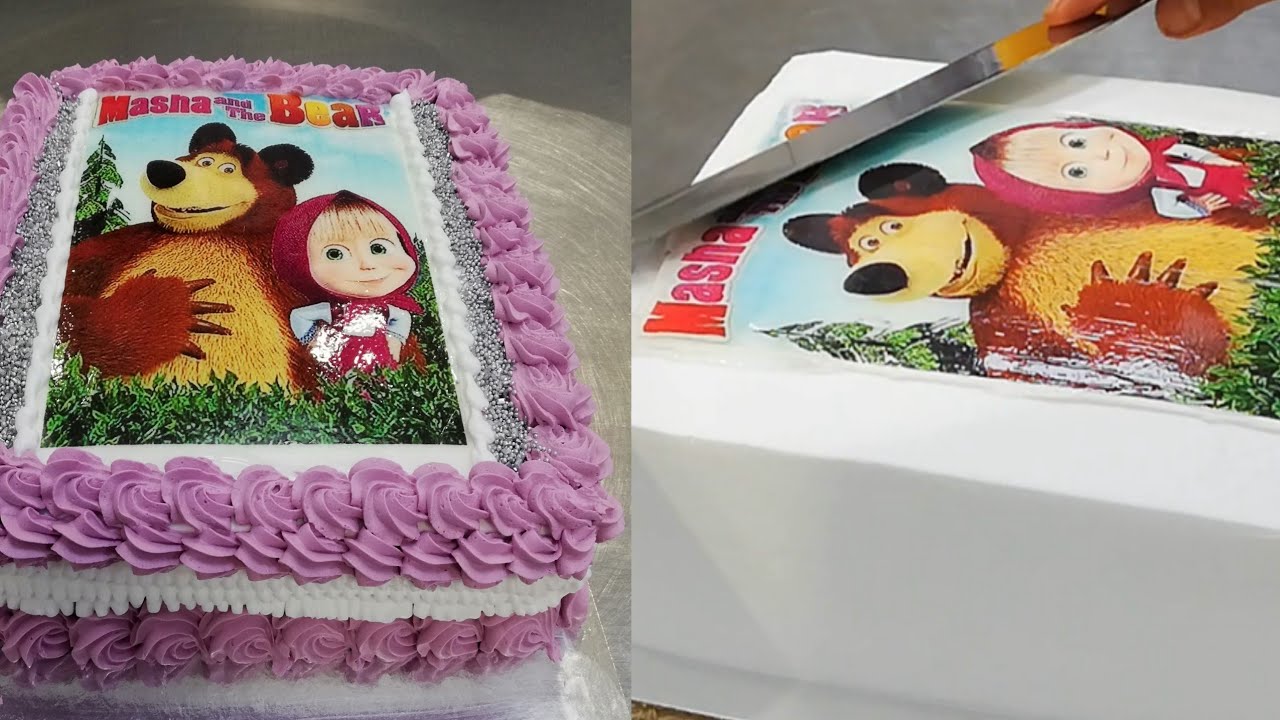 Masha And The Bear Birthday Cake | Masha Cake | Order Custom Cakes in  Bangalore – Liliyum Patisserie & Cafe