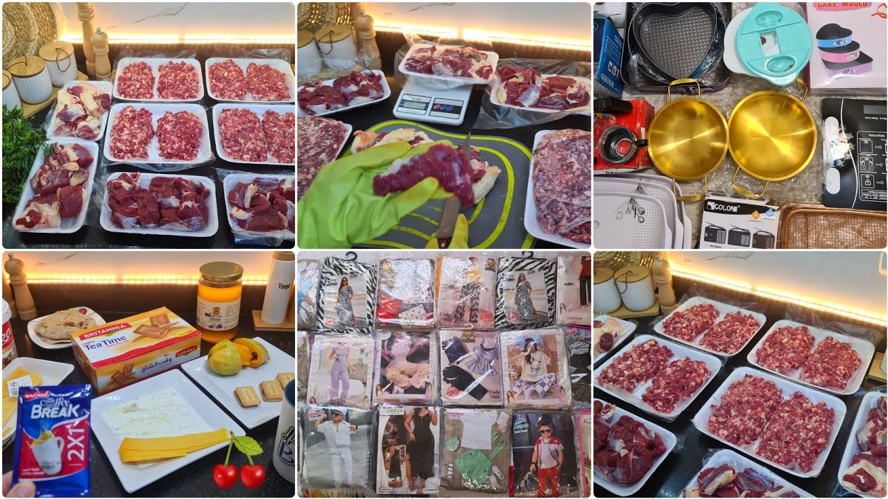 مشتريات الشهر من اللحوم🥩خربتها بس مقعدتش على تلها🥺ارحمو من فى الأرض يرحمكم من فى السماء🤲