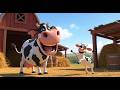 Cow Can’t Find Her Milk Song for Kids | Funny Farm Nursery Rhymes & Baby Learning Videos