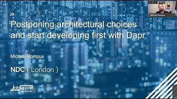Postponing architectural choices and start developing first with Dapr - Michaël Hompus
