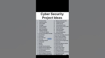 Cyber Security Project Ideas