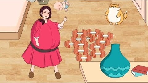 #Annoying puzzle game #level19 walkthrough: Help the family lose weight