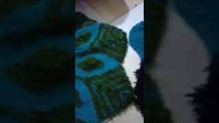 🧶 DIY Stylish Doormat at Home | Unique Flower Design 😍 #crochet #crochetdecor