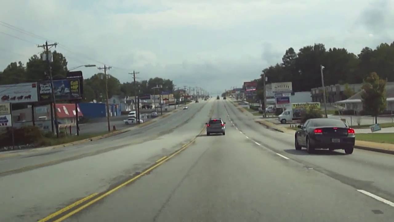 [SC] US 123 NB from Easley to Greenville (Sep 2011)