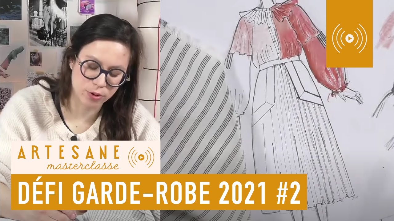 Défi garde-robe #2 - Dessiner ses tenues - Masterclasse Artesane
