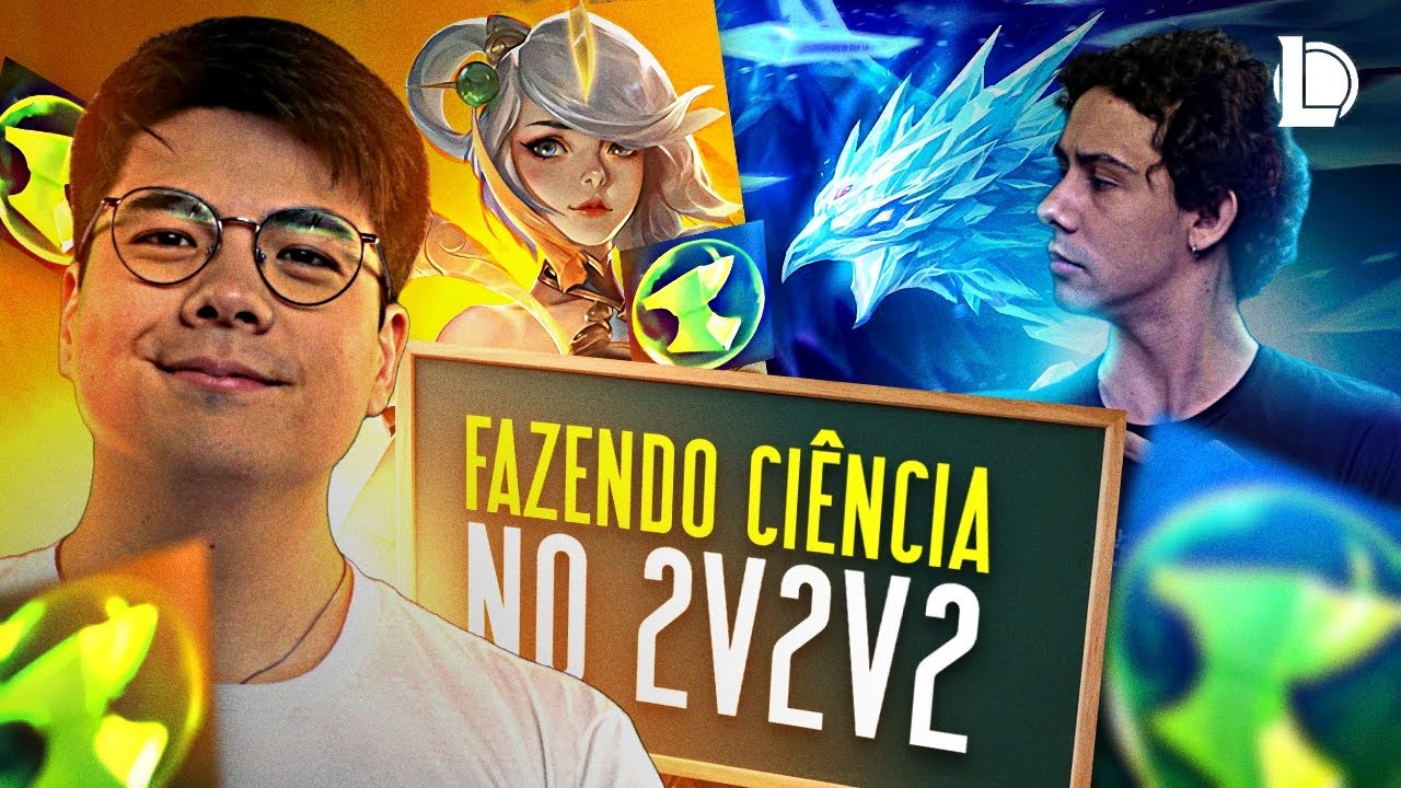 FAZENDO A CIÊNCIA FUNCIONAR NA MARRA! 2V2V2V2 duo @Brucer