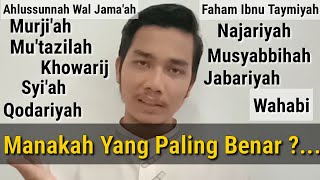 Sejarah Alirangolongan Dalam Islam part 1 Aswajasyiaahkhowarijmurjiahmutazilahqodariyah
