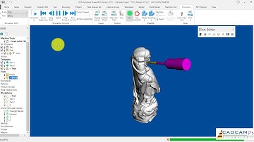 PowerMill 2019 Tutorial  | Hướng dẫn lập trình gia công tượng gỗ 5 trục