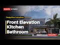 Pure minimalist aesthetic. Perfect details with Animation of Elevation Kitchen & Bath.