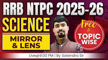 RRB NTPC New Vacancy 2025 | RRB NTPC  Science Classes 2025 | Railway NTPC Science Topic Wise Classes